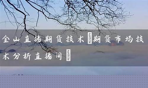 期货技术分析直播室(期货操作直播室)_https://www.qldgs.com_内盘期货_第1张