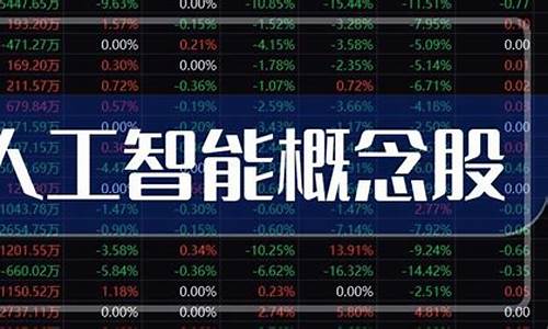 人工智能板块股票行情(人工智能股票一览表)_https://www.qldgs.com_原油期货_第1张