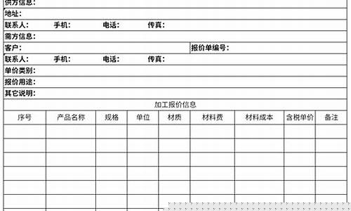 机加工报价及机加工工时计费(机加工费用报价明细表)_https://www.qldgs.com_黄金期货_第1张