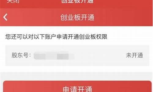 如何开通创业板股票交易权限设置(怎么开通创业板购买权限)_https://www.qldgs.com_恒指期货_第1张