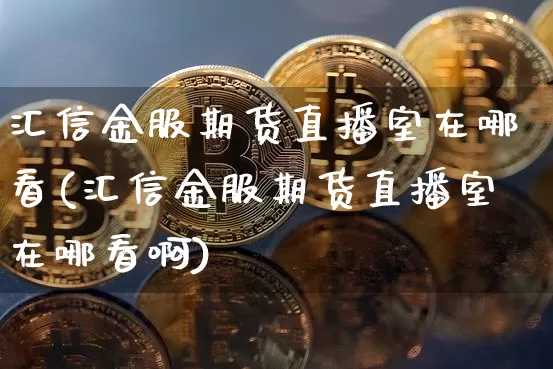 汇信金服期货直播室在哪看(汇信金服期货直播室在哪看啊)_https://www.qldgs.com_恒指期货_第1张