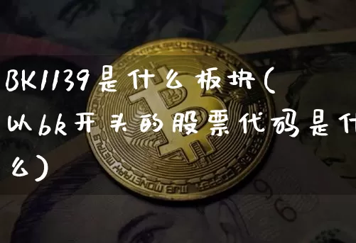 BK1139是什么板块(以bk开头的股票代码是什么)_https://www.qldgs.com_原油期货_第1张