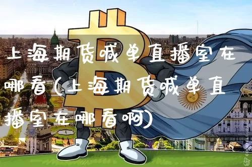 上海期货喊单直播室在哪看(上海期货喊单直播室在哪看啊)_https://www.qldgs.com_恒指期货_第1张