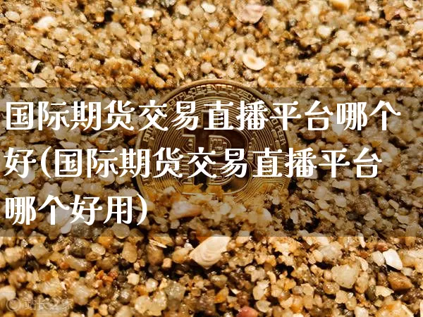 国际期货交易直播平台哪个好(国际期货交易直播平台哪个好用)_https://www.qldgs.com_原油期货_第1张