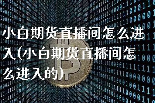 小白期货直播间怎么进入(小白期货直播间怎么进入的)_https://www.qldgs.com_国际期货_第1张