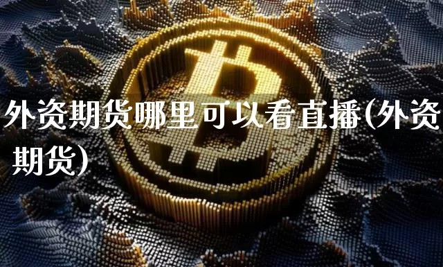 外资期货哪里可以看直播(外资 期货)_https://www.qldgs.com_原油期货_第1张