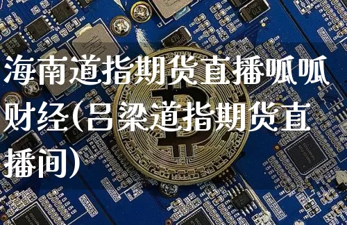 海南道指期货直播呱呱财经(吕梁道指期货直播间)_https://www.qldgs.com_内盘期货_第1张