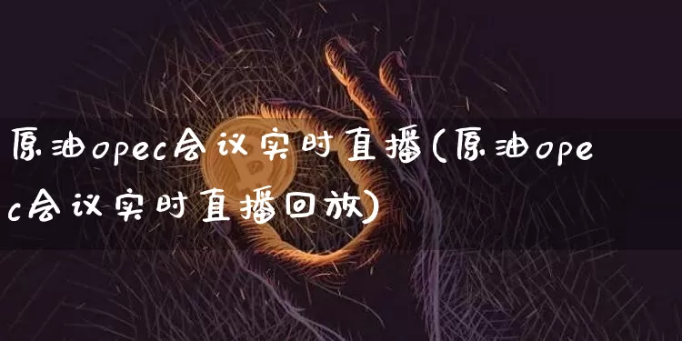 原油opec会议实时直播(原油opec会议实时直播回放)_https://www.qldgs.com_恒指期货_第1张