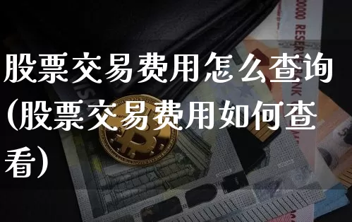 股票交易费用怎么查询(股票交易费用如何查看)_https://www.qldgs.com_黄金期货_第1张